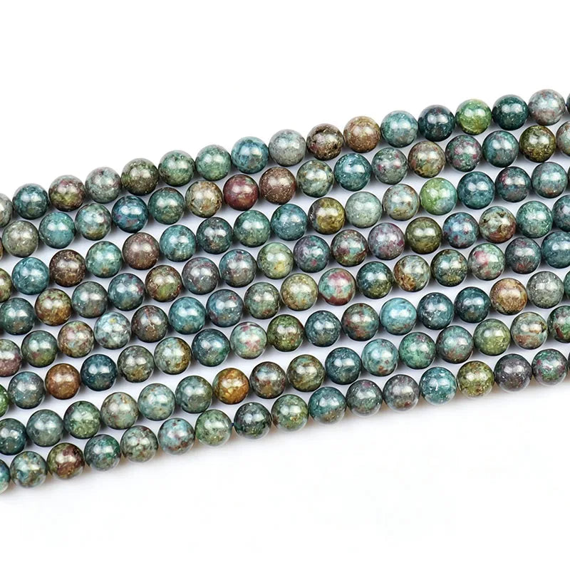 Wholesale New Ruby in Kyanite Beads, Round Red Rubies Sapphire Stones Beads Loose Bead for DIY Jewelry Making 6mm 8mm 10mm