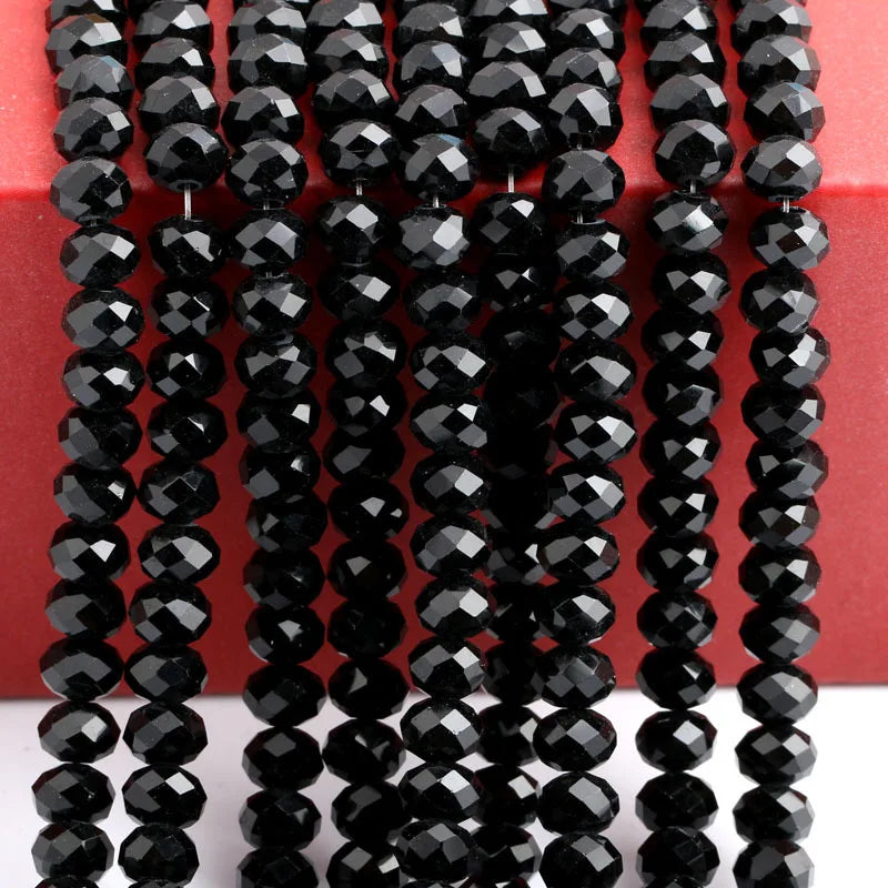Wholesale Round Crystal 2/3/4/6/8/10/12mm Rondelle Glass Faceted Beads for DIY Jewelry Making