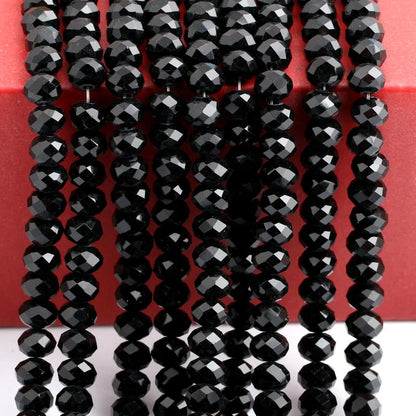 Wholesale Round Crystal 2/3/4/6/8/10/12mm Rondelle Glass Faceted Beads for DIY Jewelry Making
