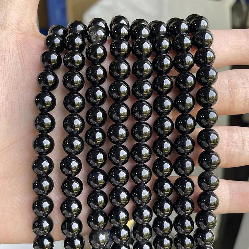Wholesale Natural Stone Beads Amethyst Citrine Rose Quartz Crystal Gemstone Bead for DIY Jewelry Making 4 6 8 10 12 MM, 38CM