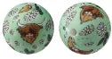 100PCS 15mm Silicone Round Printed Beads 2mm Hole Colorful Pattern Loose Beads for Bracelet Necklace DIY Jewelry Craft Making