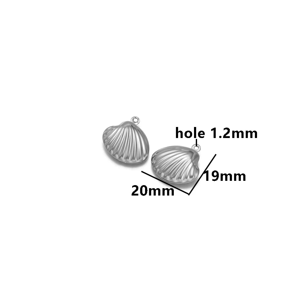 18k Gold Plated Stainless Steel Hollow Fish Sea Turtles Dolphins Charm Pendant for DIY Necklace Jewelry Making Jewelry Findings