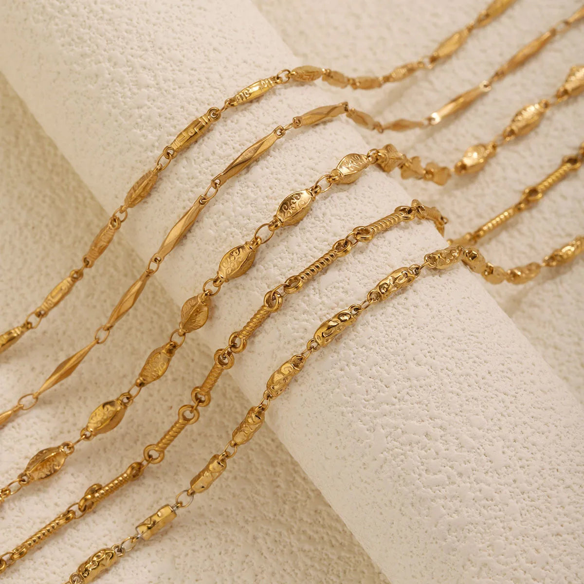 D704 Non Tarnish Fashion Stainless Steel Chain Bulk Link Necklace Bracelet Making Chain for Jewelry Diy