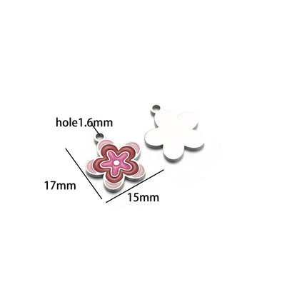 Stainless Steel Gold Plated butterfly Fan Gourd Octopus Tortoise Charm Pendant for Jewelry Necklace Making Accessories