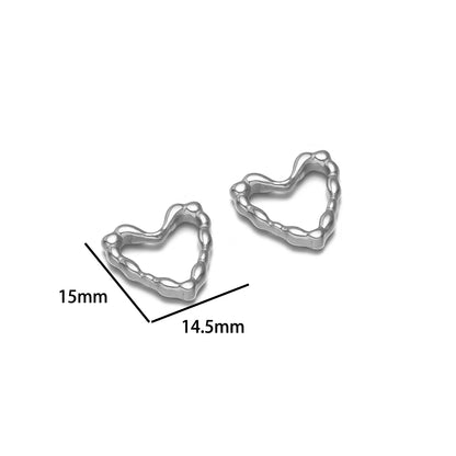 DIY Pendant 18k Gold Plated Stainless Steel Heart Sunflower Turtle Shrimp Fish Charm Pendant for DIY Necklace Jewelry Making