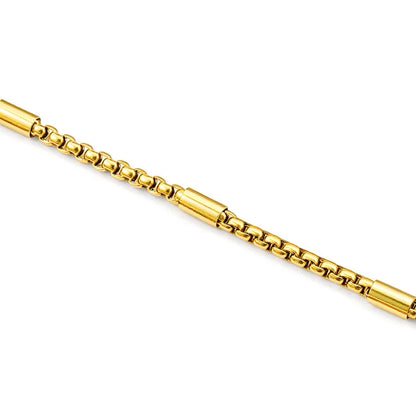 D146 Amazing Hot 18k Gold Plated Stainless Steel Chain Necklace Bracelet Making Jewelry Chain Wholesale