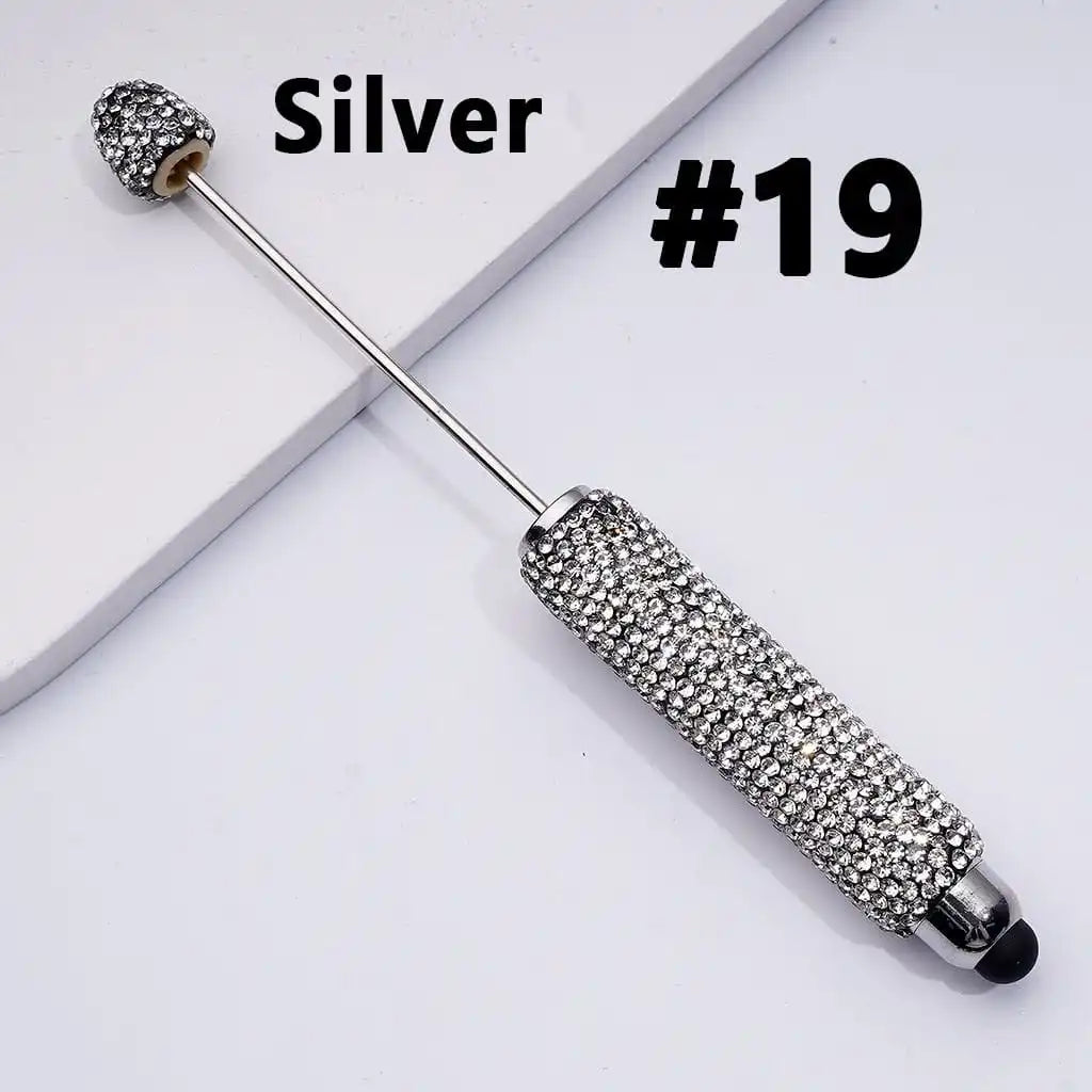 Wholesale DIY Beadable Rhinestone Ballpoint Pens Multi-Function Touchscreen Stylus Pens