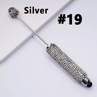 Wholesale DIY Beadable Rhinestone Ballpoint Pens Multi-Function Touchscreen Stylus Pens