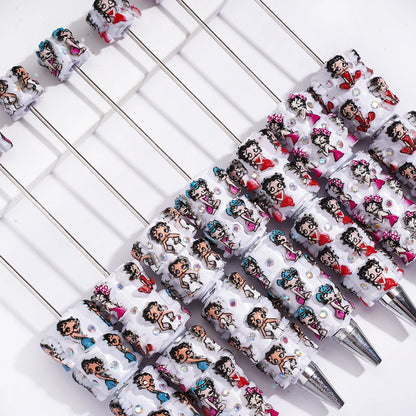 Betty Doll Series Plastic Stencil Pen-Durable for School Graduation Promotional Use