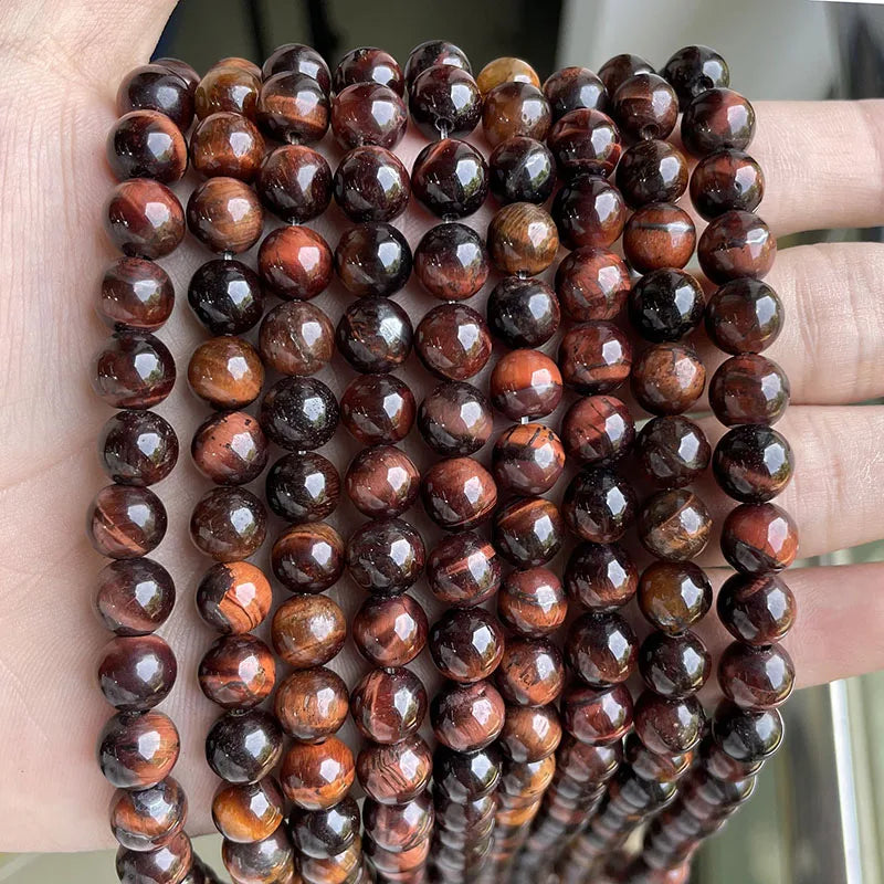 Wholesale Natural Stone Beads Amethyst Citrine Rose Quartz Crystal Gemstone Bead for DIY Jewelry Making 4 6 8 10 12 MM, 38CM
