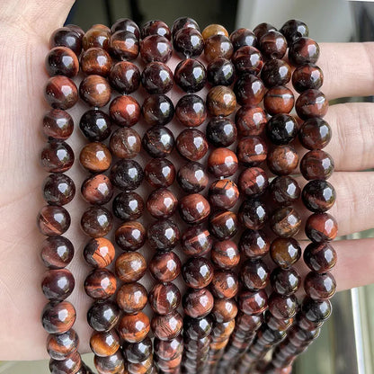 Wholesale Natural Stone Beads Amethyst Citrine Rose Quartz Crystal Gemstone Bead for DIY Jewelry Making 4 6 8 10 12 MM, 38CM