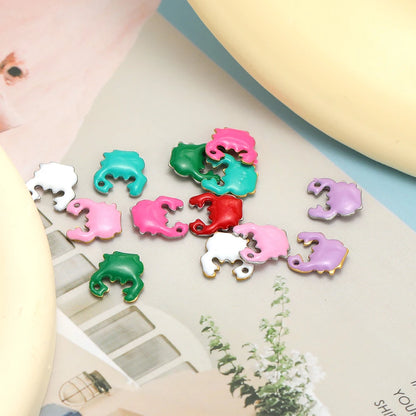 Cute Pendant 18k Gold Plated Stainless Steel Oil Drop Small Crab Charm Pendant for DIY Jewelry Making Wholesale