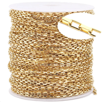 B2075 1.5mm 2mm Paper Clip Chain Ins Hot Stainless Steel Chain Jewelry Chain for Diy Making