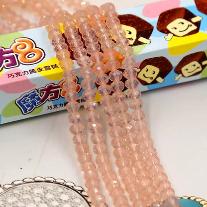 Wholesale Round Crystal 2/3/4/6/8/10/12mm Rondelle Glass Faceted Beads for DIY Jewelry Making