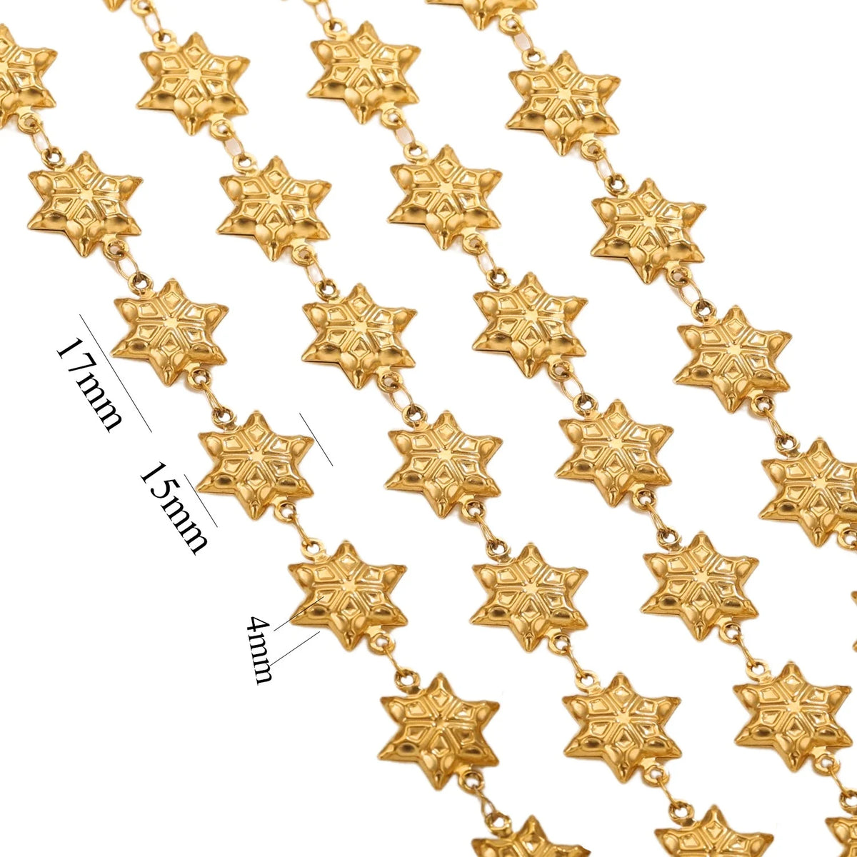 A2836 Amazing Hot Sea Ocean Shell Chain Gold Plated Cross Chain for Necklace Bracelet Making Diy