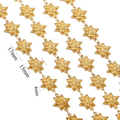 A2836 Amazing Hot Sea Ocean Shell Chain Gold Plated Cross Chain for Necklace Bracelet Making Diy