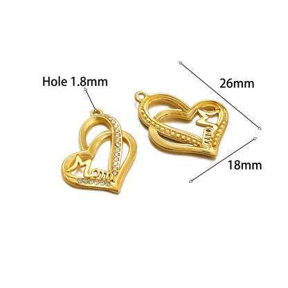 High Quality Stainless Steel Gold Plated Enamel Turtle Conch Starfish Dragonfly Heart Charms Pendant for Jewelry Necklace Making