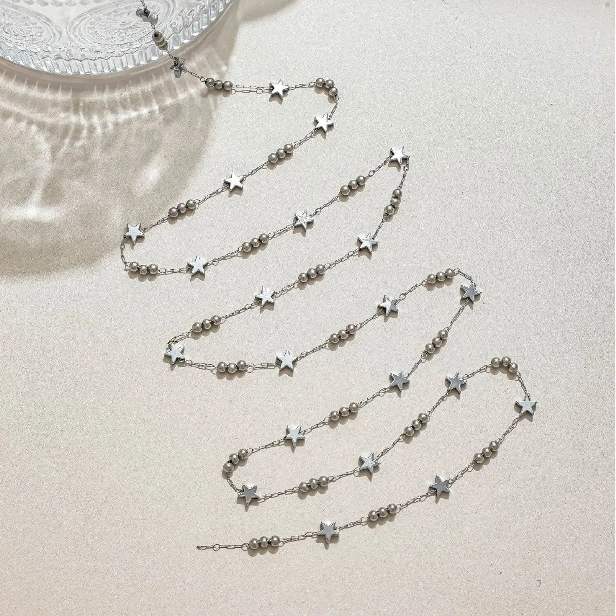 D985 Fashion Star Heart Moon Handmade Stainless Steel Chain Necklace Bracelet Diy Roll Bulk Chain for Jewelry Diy