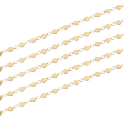 B4757 360L Stainless Steel Chain Charm Bulk 18k Gold Chain Waterproof Chain for Men Jewelry