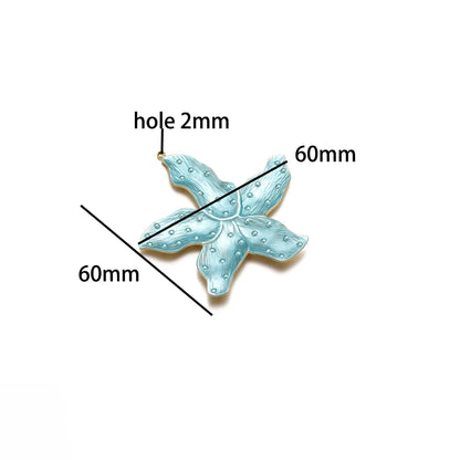 New Vintage 18k Gold Plated Stainless Steel Enamel Big Flower Charms Pendant for Women Jewelry Necklace Earrings Making