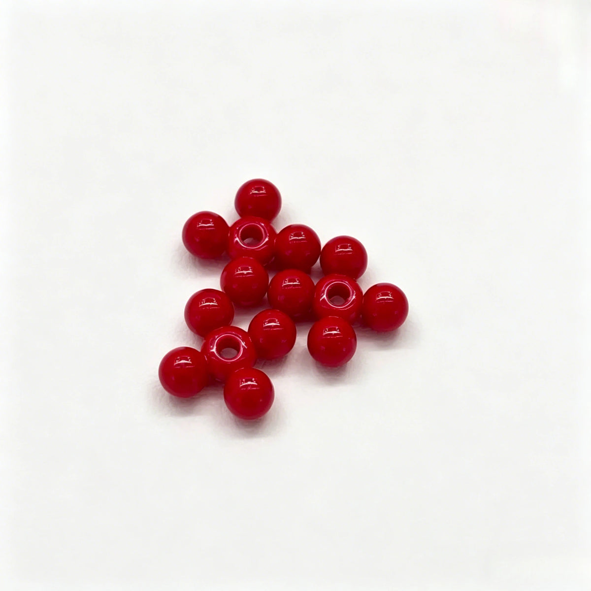 13*13MM Solid Color Acrylic Flower Spacer Beads for DIY Jewelry Making Handmade Crafts