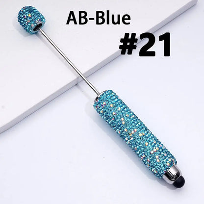 Wholesale DIY Beadable Rhinestone Ballpoint Pens Multi-Function Touchscreen Stylus Pens