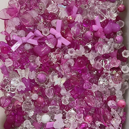 DIY Transparent Acrylic Beads Handmade Material for Jewelry Making  Bracelet Mobile Phone Chain Mixed Shapes Key Chain
