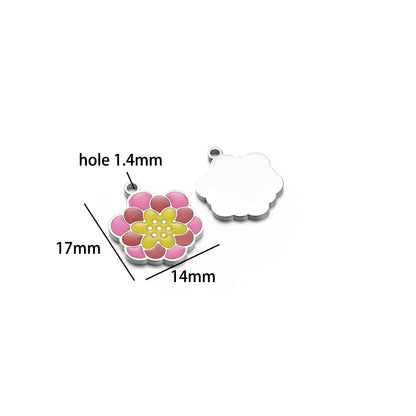 Stainless Steel Gold Plated butterfly Fan Gourd Octopus Tortoise Charm Pendant for Jewelry Necklace Making Accessories