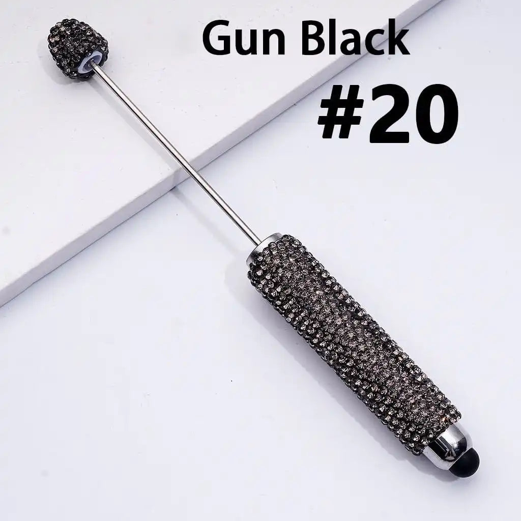 Wholesale DIY Beadable Rhinestone Ballpoint Pens Multi-Function Touchscreen Stylus Pens