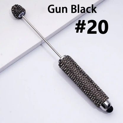 Wholesale DIY Beadable Rhinestone Ballpoint Pens Multi-Function Touchscreen Stylus Pens