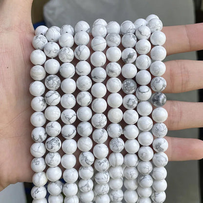 Wholesale Natural Stone Beads Amethyst Citrine Rose Quartz Crystal Gemstone Bead for DIY Jewelry Making 4 6 8 10 12 MM, 38CM