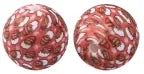 100PCS 15mm Silicone Round Printed Beads 2mm Hole Colorful Pattern Loose Beads for Bracelet Necklace DIY Jewelry Craft Making