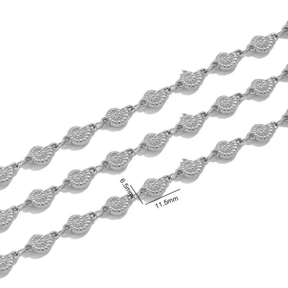 F503 Vintage Grooved Metal Spacer Beads Gold Silver Plated Stainless Steel Pumpkin Beads DIY Jewelry Making Accessories
