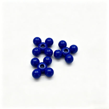 13*13MM Solid Color Acrylic Flower Spacer Beads for DIY Jewelry Making Handmade Crafts