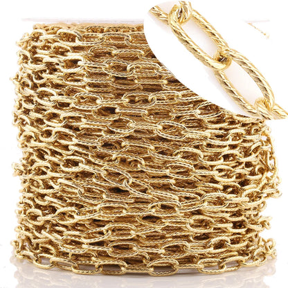 A716 Non Tarnish Gold Silver Stainless Steel Chain,oval High Quality Necklace Bracelet Chain Jewelry Accessory