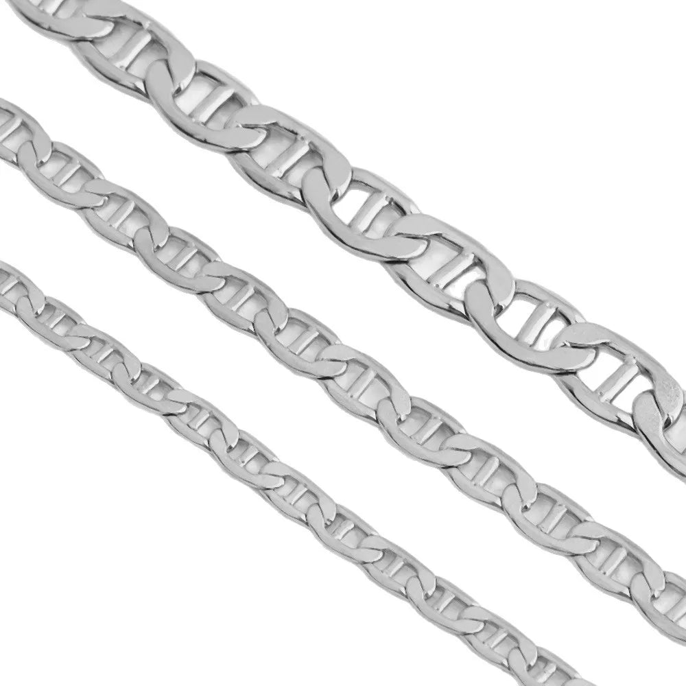 D822 Amazing Hot Pig Nose Coffee Bead Chain 18k PVD Plated Stainless Steel Chain for Necklace Bracelet Making Wholesale