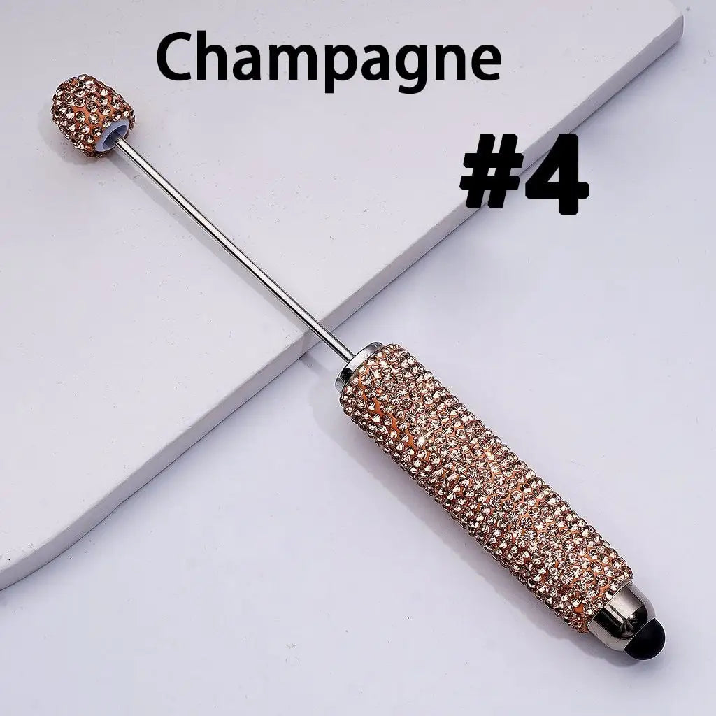 Wholesale DIY Beadable Rhinestone Ballpoint Pens Multi-Function Touchscreen Stylus Pens