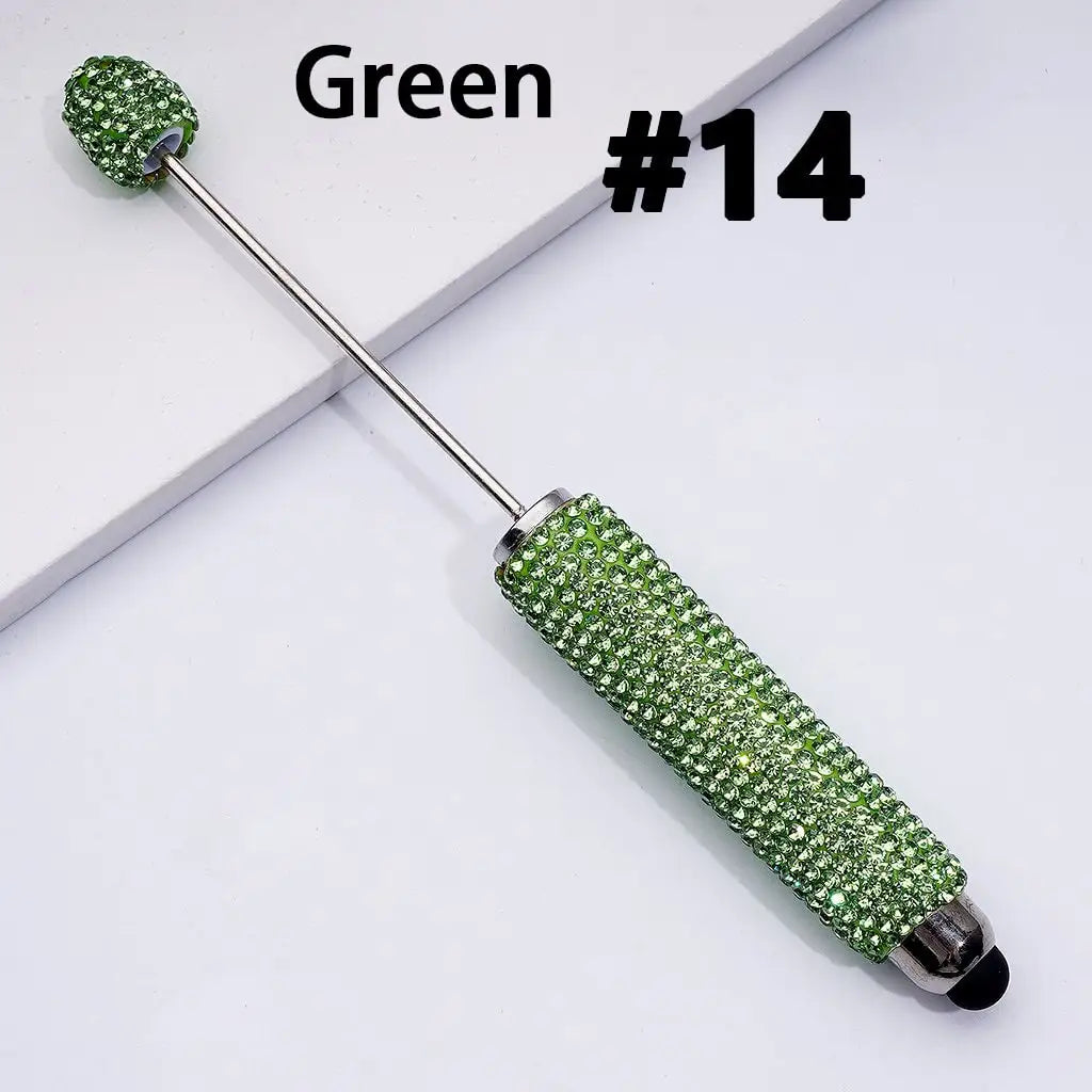 Wholesale DIY Beadable Rhinestone Ballpoint Pens Multi-Function Touchscreen Stylus Pens