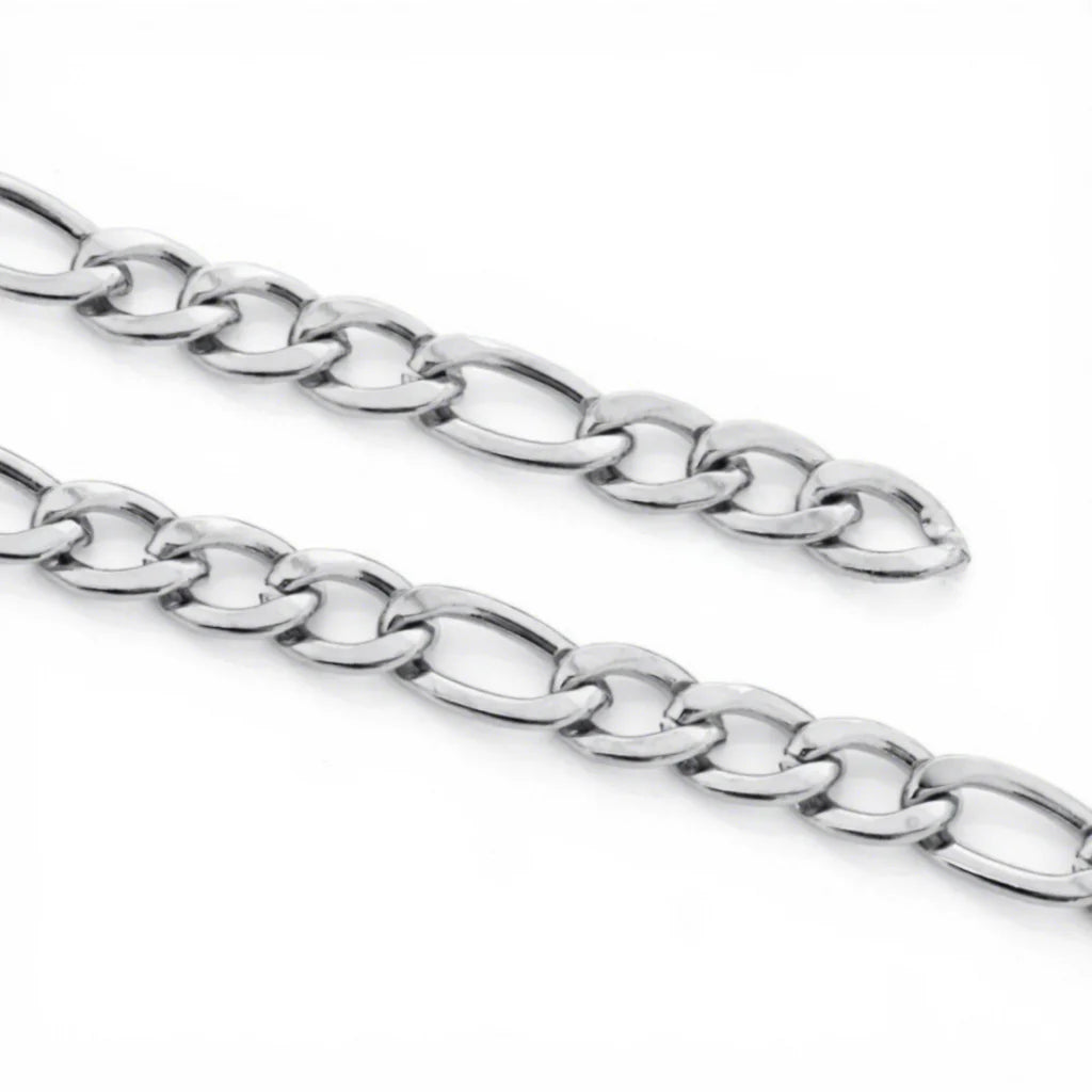 E385 Hot PVD Plated Cuban Chain Gold Silver Thunk Chain Permanent Stainless Steel Chain for Diy