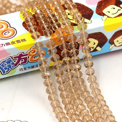 Wholesale Round Crystal 2/3/4/6/8/10/12mm Rondelle Glass Faceted Beads for DIY Jewelry Making