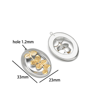 Fashion Trend  18k Gold Plated Stainless Steel Sun Star Heart Conch Charm Pendant for DIY Necklace Jewelry Making Accessories