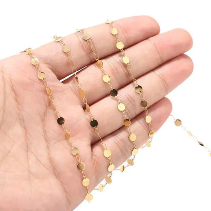 B4757 360L Stainless Steel Chain Charm Bulk 18k Gold Chain Waterproof Chain for Men Jewelry