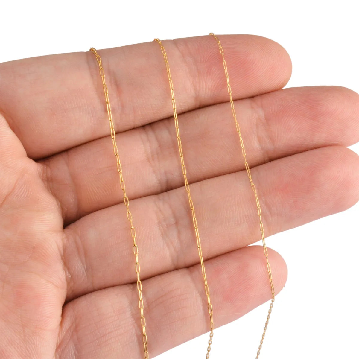 A2655 High Quality Stainless Steel Chain Mini Bulk Necklace Bracelet Jewelry Making Chain Findings