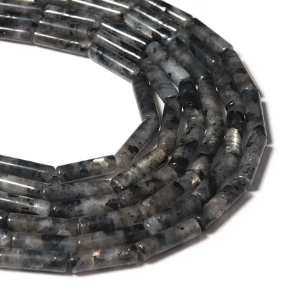 4x13mm Natural Round Tube  Stone Beads Jade Howlite Lapis Lazuli Quartz Tiger Eye Gemstone Bead for DIY Jewelry Making