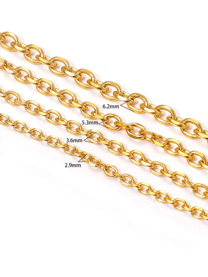 Lovestory E373 Best Sellers Stainless Steel Batch Angle Flower Flash Chains Wholesale for Necklace Bracelet Making