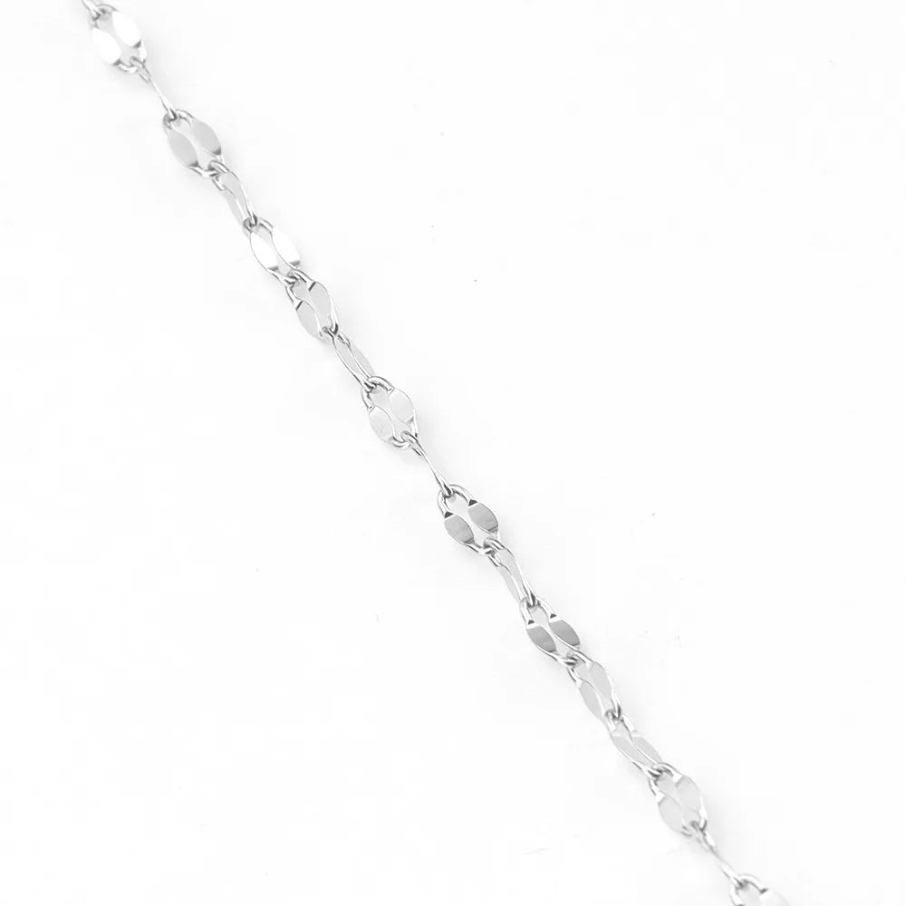 A8010 Hot Stainless Steel Chain Rose Gold Plated Chain Gold Silver Jewelry Necklace Bracelet Diy Chain Accessory