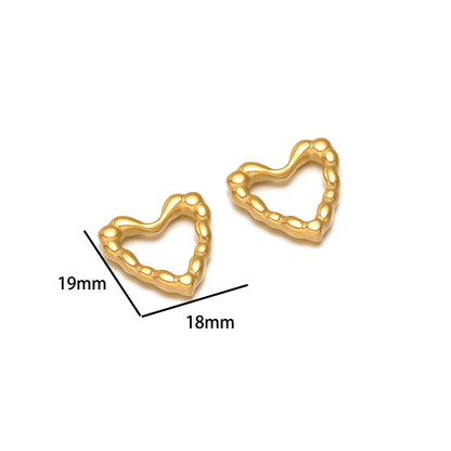 DIY Pendant 18k Gold Plated Stainless Steel Heart Sunflower Turtle Shrimp Fish Charm Pendant for DIY Necklace Jewelry Making