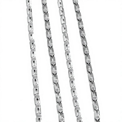 F010 Non Tarnish PVD Gold Plated New Simple Stainless Steel Chain DIY Stacked Jewelry Bracelet Necklace