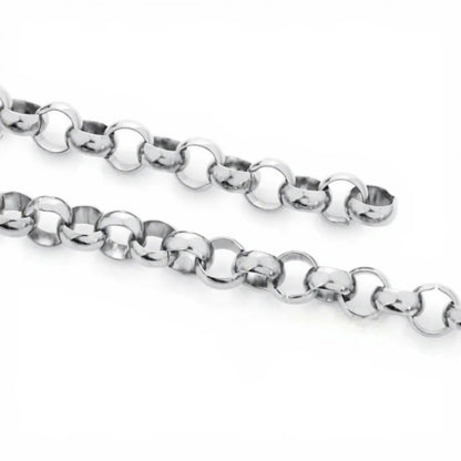 E385 Hot PVD Plated Cuban Chain Gold Silver Thunk Chain Permanent Stainless Steel Chain for Diy