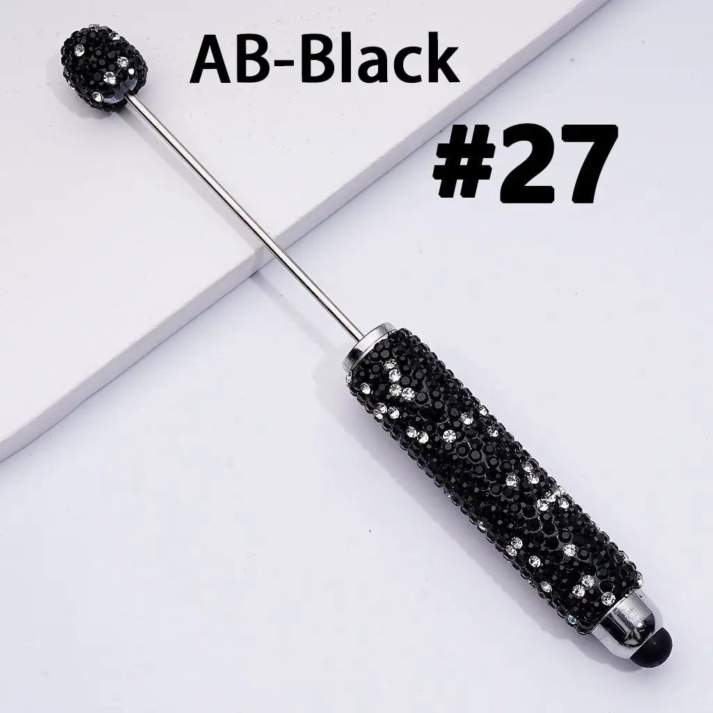 Wholesale DIY Beadable Rhinestone Ballpoint Pens Multi-Function Touchscreen Stylus Pens